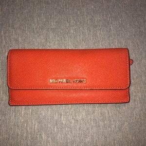 Michael Kors Orange Wallet